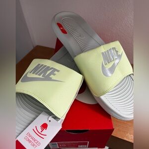 Nike Light Green Slip Ons. 10.BNIB